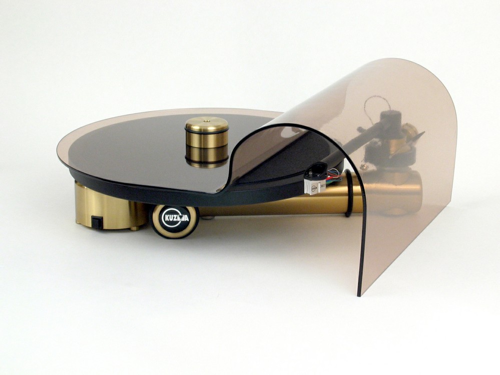 Kuzma Stabi S in brass with lid